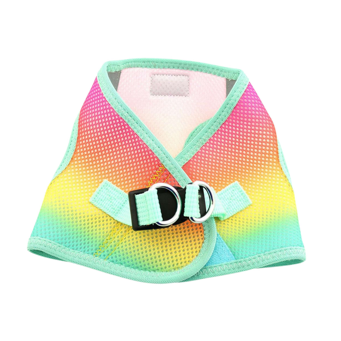CHOKE-FREE-MESH-DOG-HARNESS-OMBRE-BEACH-PARTY