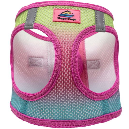 CHOKE-FREE-MESH-DOG-HARNESS-OMBRE-COTTON-CANDY