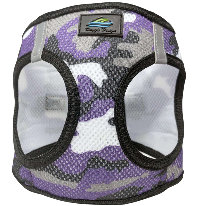 CHOKE-FREE-MESH-DOG-HARNESS-PURPLE-CAMO