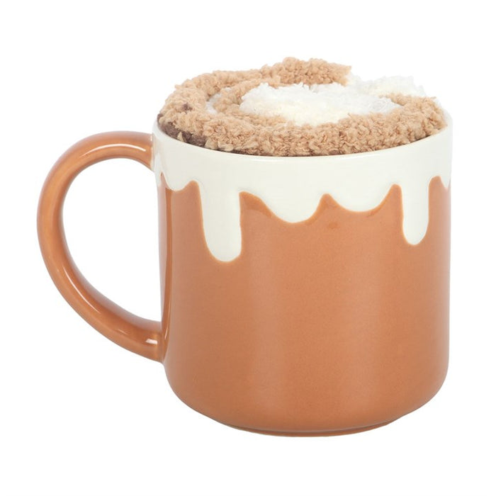 Cinnamon Roll Mug and Socks Set 🇬🇧