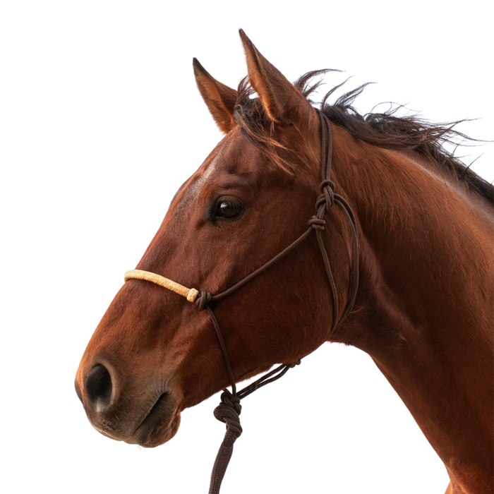 Classic Equine | Braided Rawhide Rope Halter
