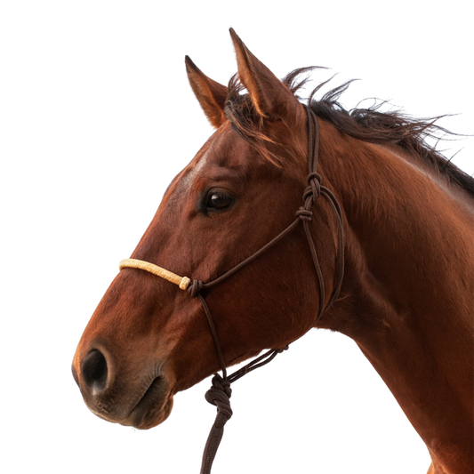 Classic Equine | Braided Rawhide Rope Halter