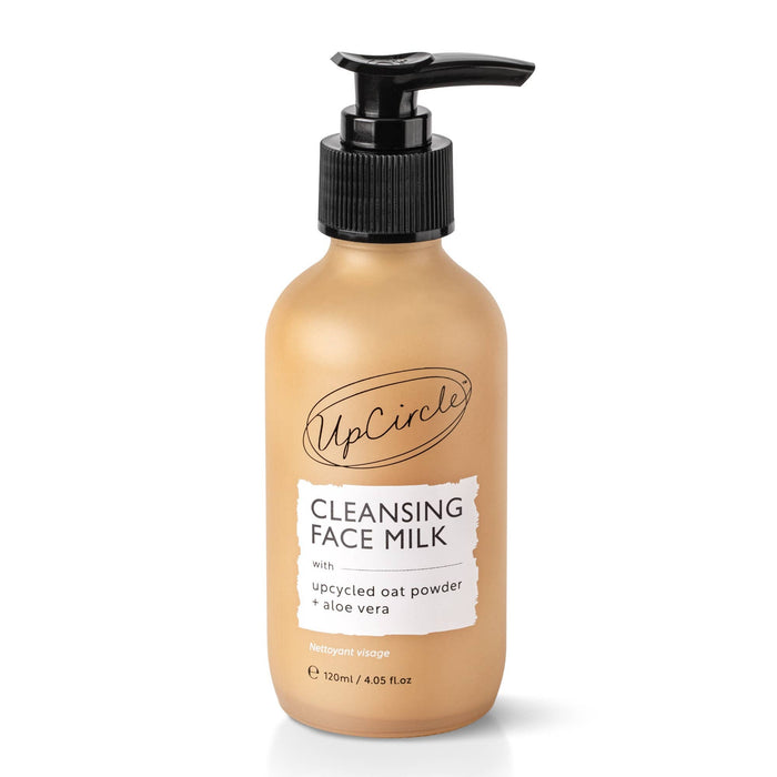 Cleansing Face Milk with Aloe Vera + Upcycled Oat Powder