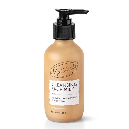 Cleansing Face Milk with Aloe Vera + Upcycled Oat Powder