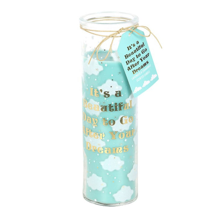 Cloud Print Lavender & Chamomile Tube Candle 🇬🇧