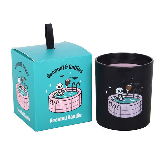 Coconut & Coffins Scented Candle 🇬🇧
