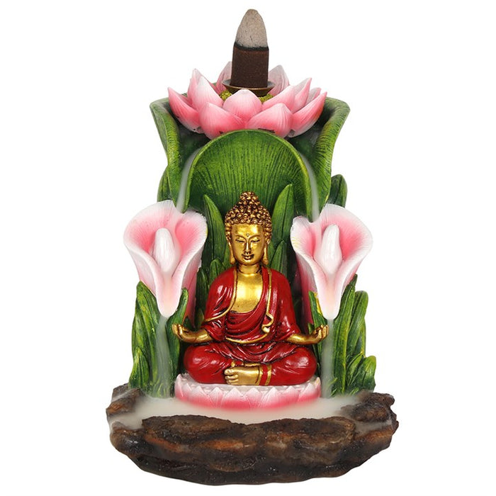 Colourful Buddha Backflow Incense Burner 🇬🇧