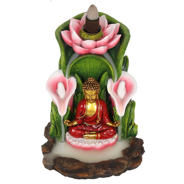 Colourful Buddha Backflow Incense Burner 🇬🇧