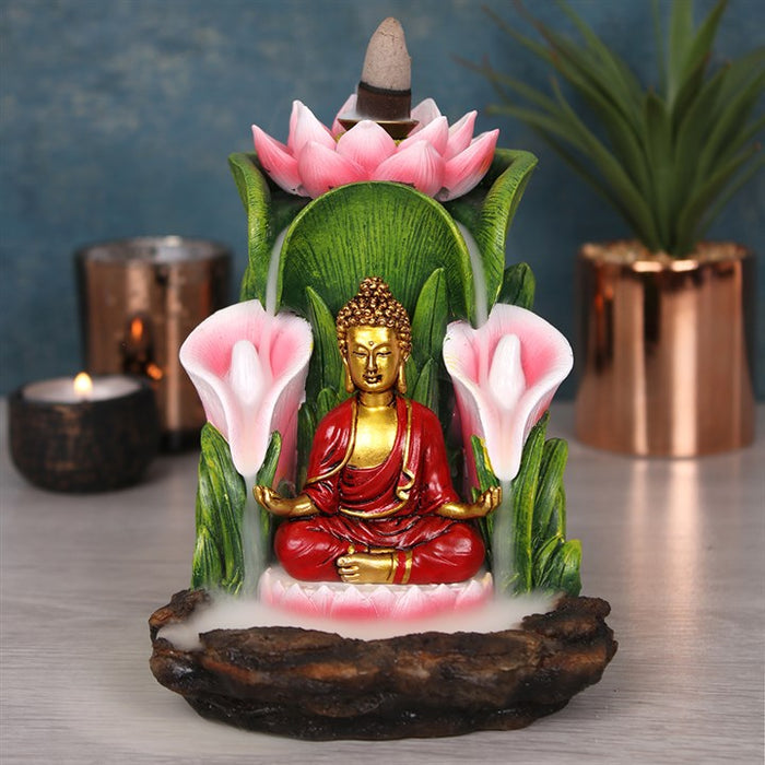 Colourful Buddha Backflow Incense Burner 🇬🇧