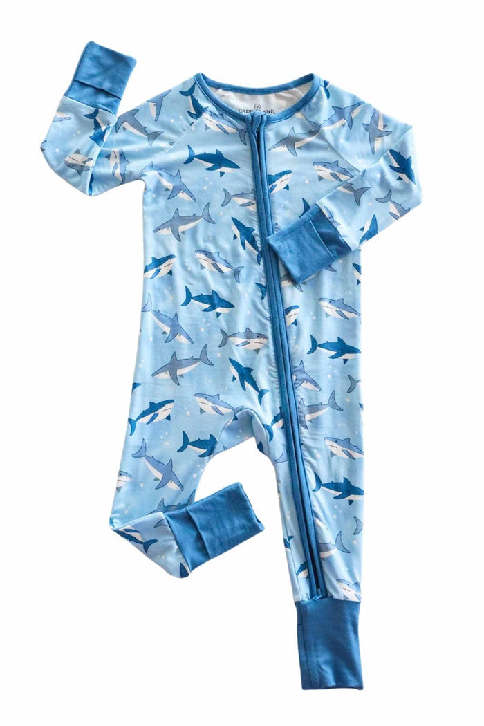 Convertible Zip Romper | Fin Friends