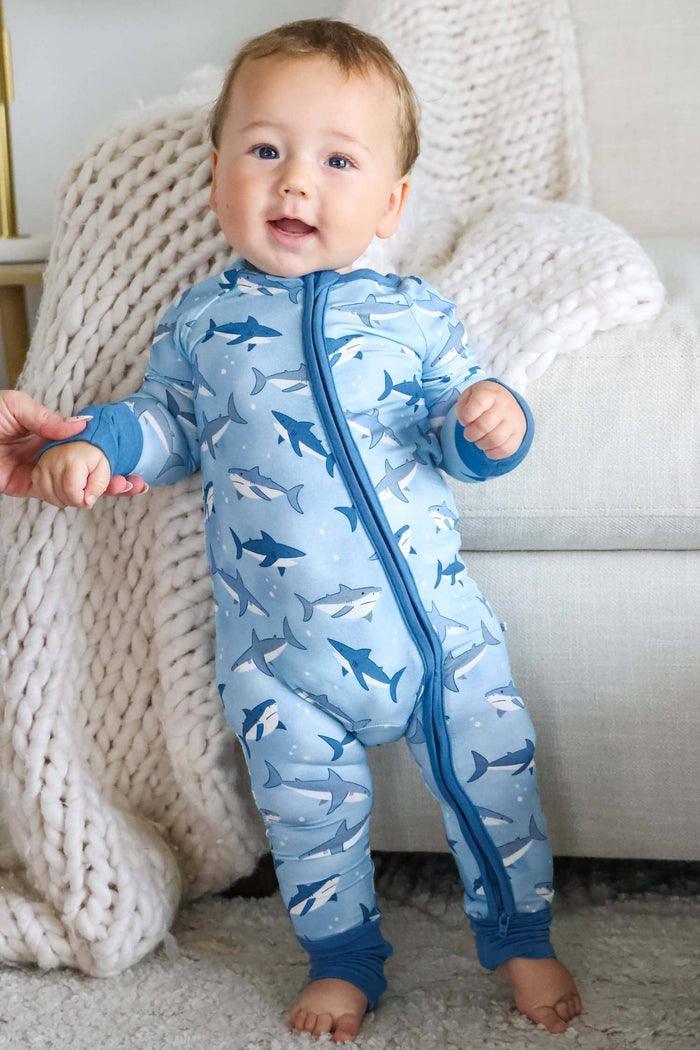 Convertible Zip Romper | Fin Friends