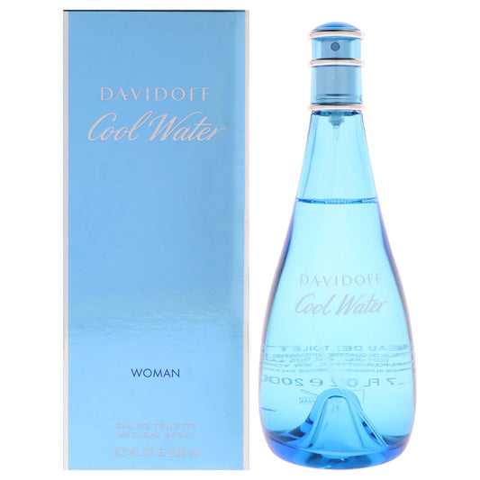 Cool Water by Davidoff for Women - 6.7 oz EDT Spray