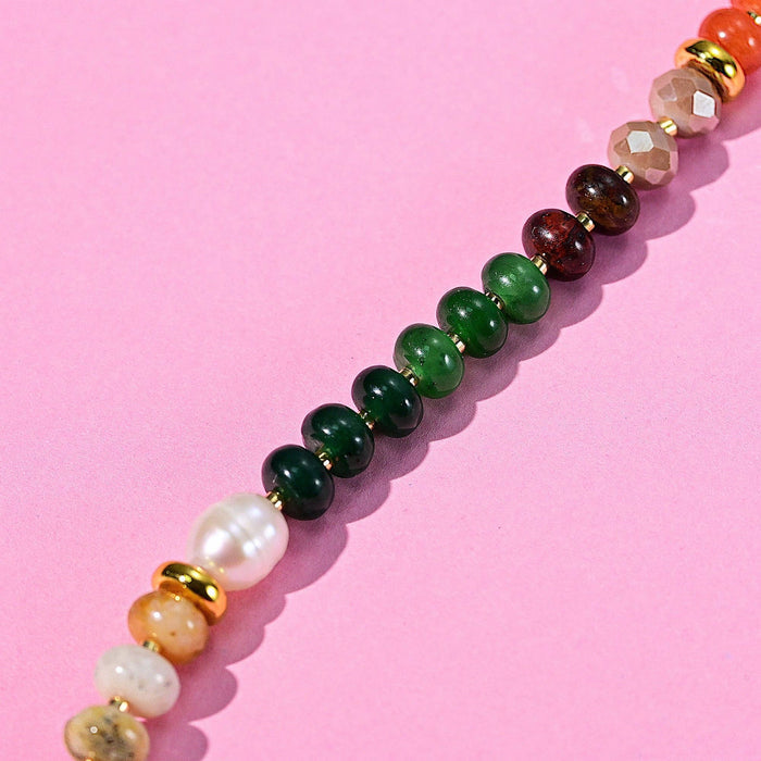 Coral Natural Stone Necklace - Olita Gifts & Goods