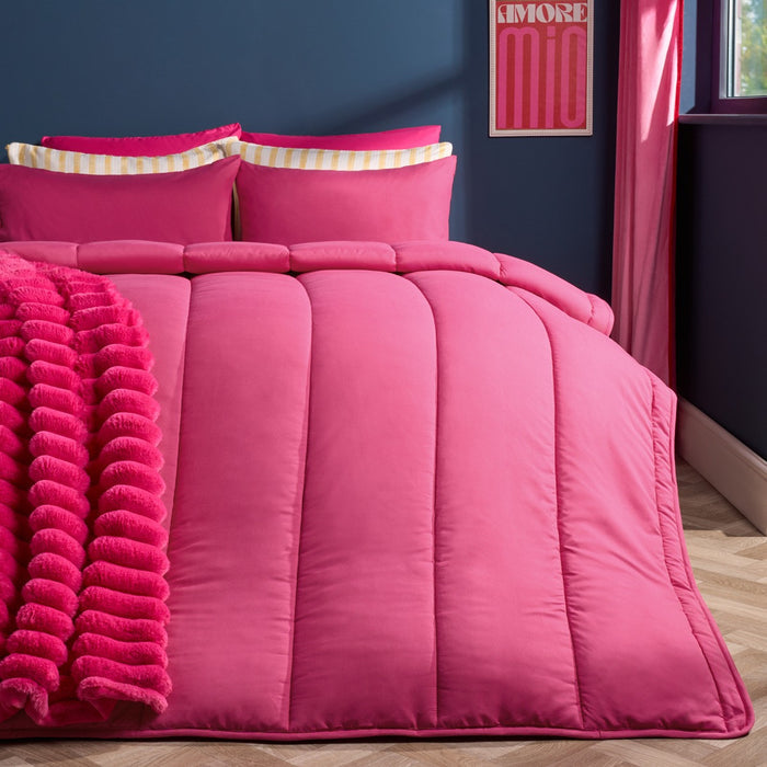 Coverless 10.5 Tog Duvet Set - Hot PINK 🇬🇧
