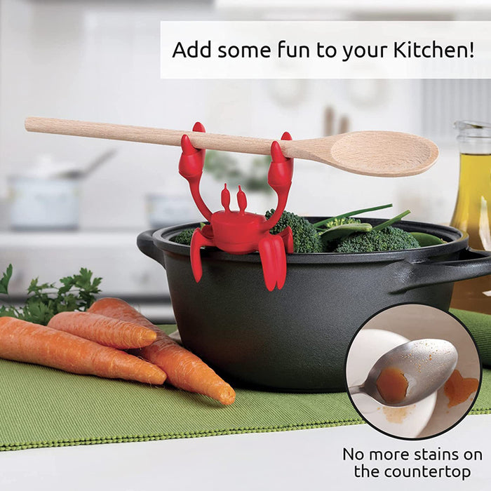 Crab Pot Side Clip Silicone Tableware Stand 🇨🇳