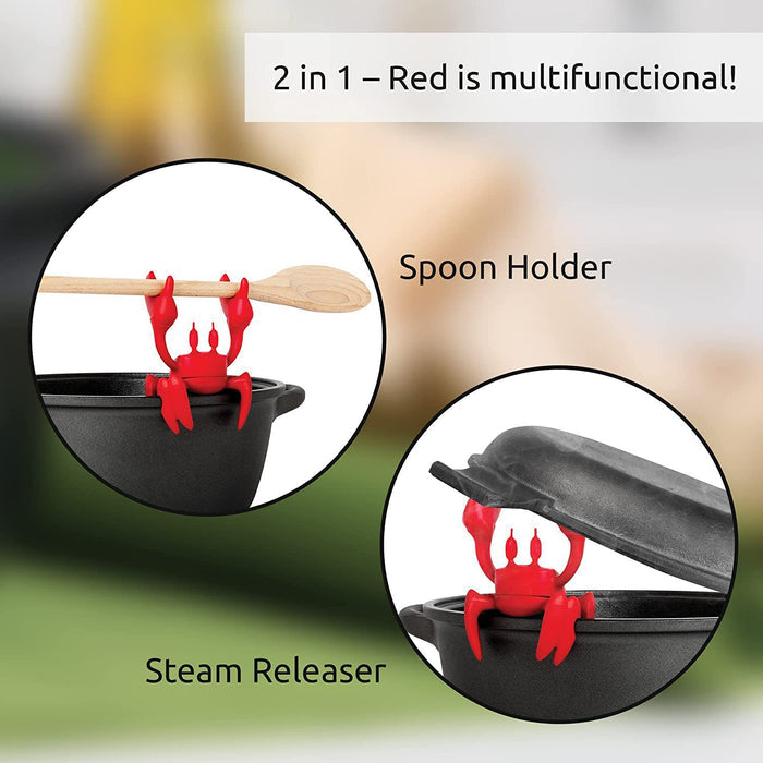 Crab Pot Side Clip Silicone Tableware Stand 🇨🇳
