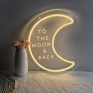 Creative Home Moon-shaped Neon Decorative Lights 🇨🇳