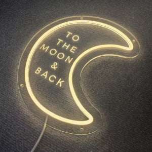 Creative Home Moon-shaped Neon Decorative Lights 🇨🇳