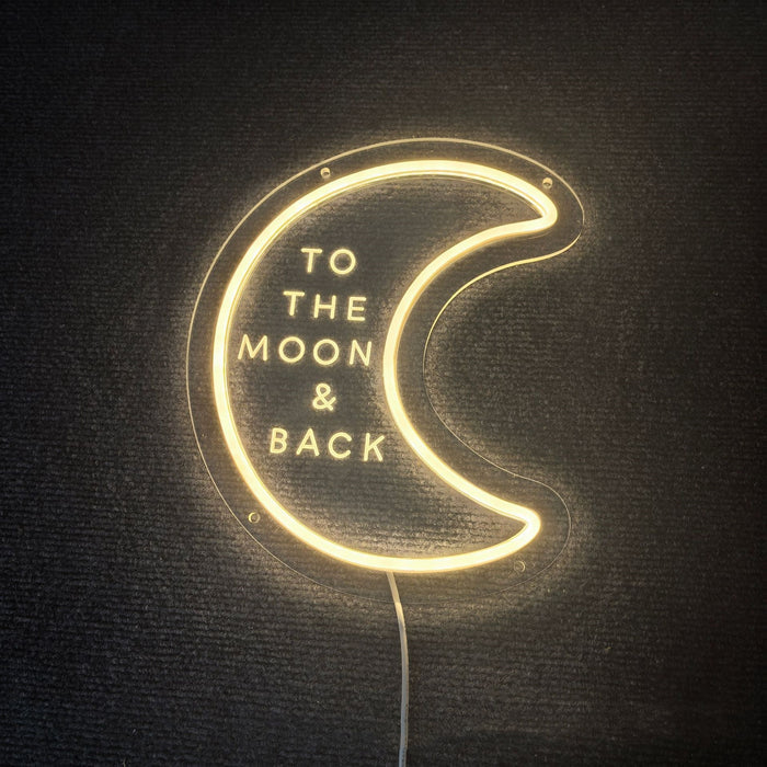 Creative Home Moon-shaped Neon Decorative Lights 🇨🇳