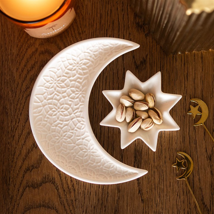 Crescent Moon and Star Trinket Dishes 🇬🇧