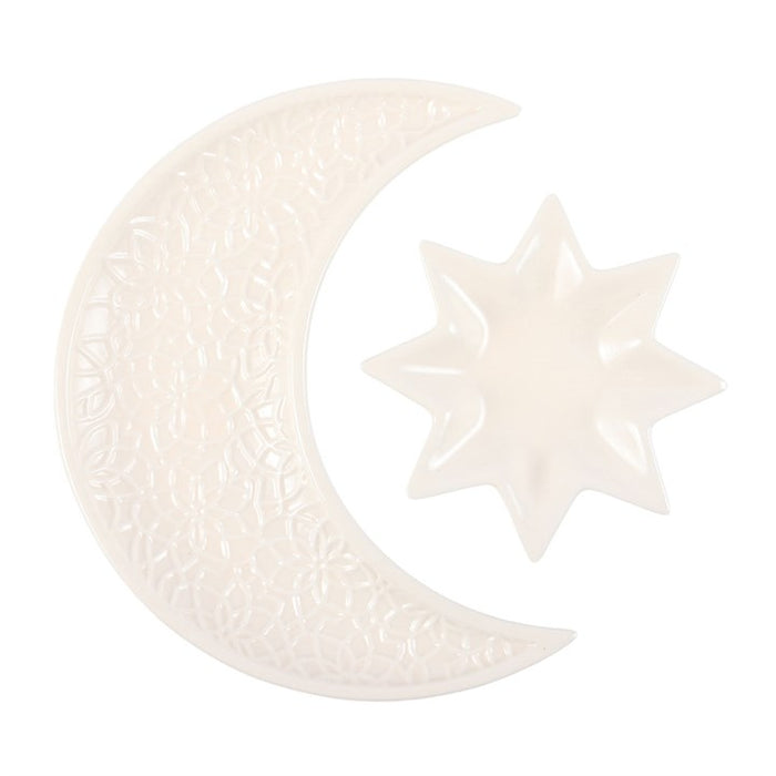 Crescent Moon and Star Trinket Dishes 🇬🇧