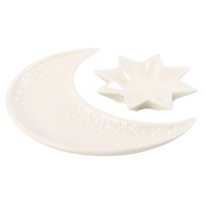 Crescent Moon and Star Trinket Dishes 🇬🇧