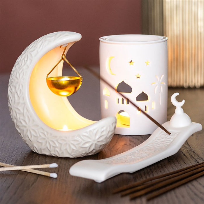 Crescent Moon Hanging Oil Burner 🇬🇧