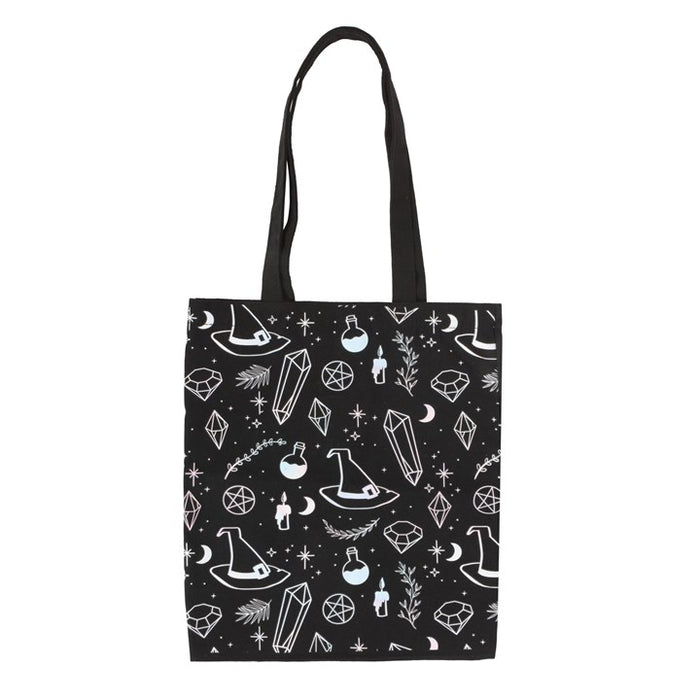 Crystal Witch Print Polycotton Tote Bag 🇬🇧