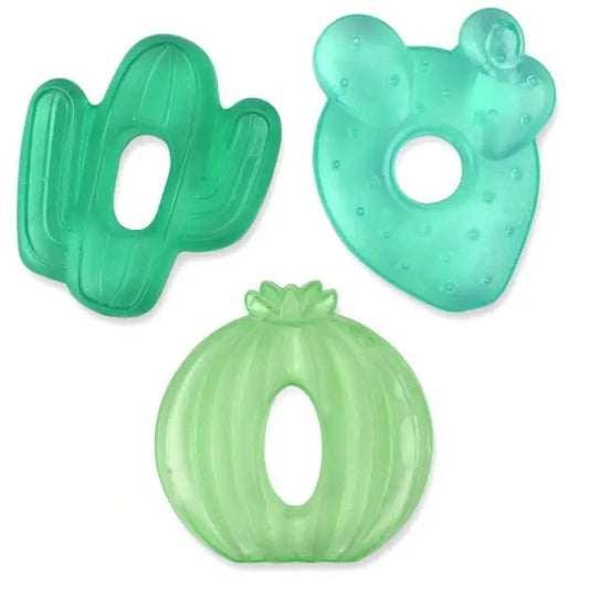 Cutie Coolers - Cactus Soothing Water Filled Teethers 3 Pk