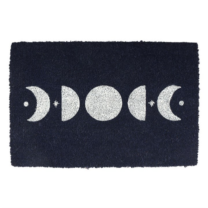 Dark Blue Moon Phase Doormat 🇬🇧