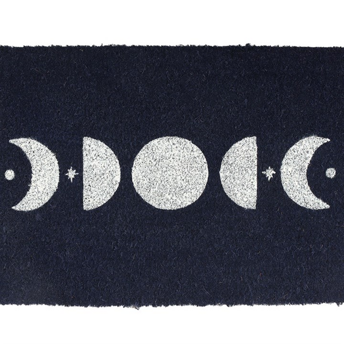 Dark Blue Moon Phase Doormat 🇬🇧