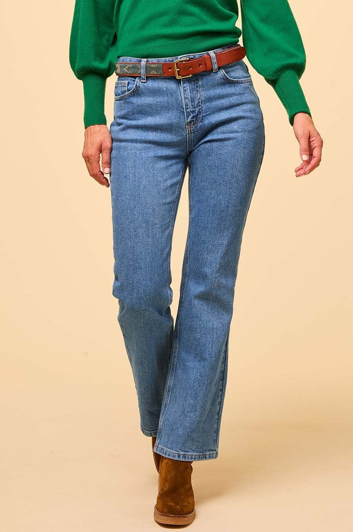 Denim Boot Cut Jean | Mid Wash - Aspiga