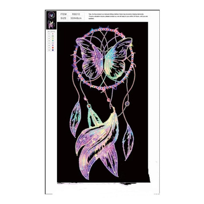 Diamond painting wind chime ornaments 🇨🇳