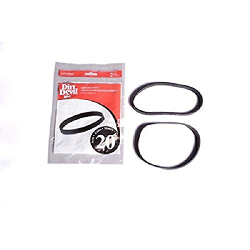 Dirt Devil 120000 Series Upright Style 20 Flat Belts 2 Pk Part 3JZ0900000