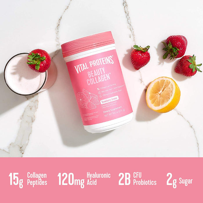 DISCONTINUED - Beauty Collagen - Strawberry Lemon | Vital Proteins