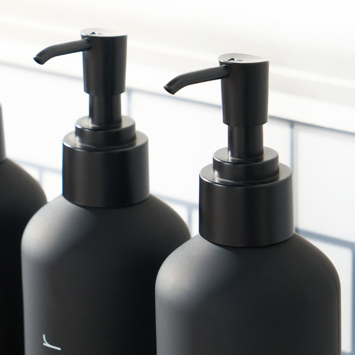 Dispenser Bottles, Black - 3 Pack 🇬🇧