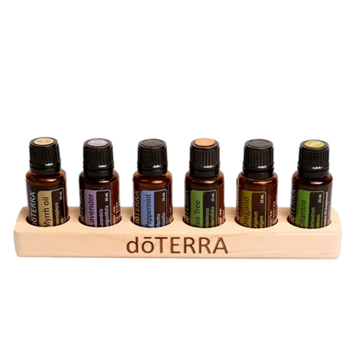 dōTERRA® Wooden Bottle Holder (6 Bottle) at Your Oil Tools