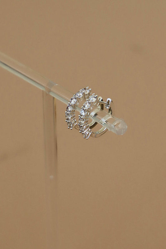 E1725S Silver Élan Hoops