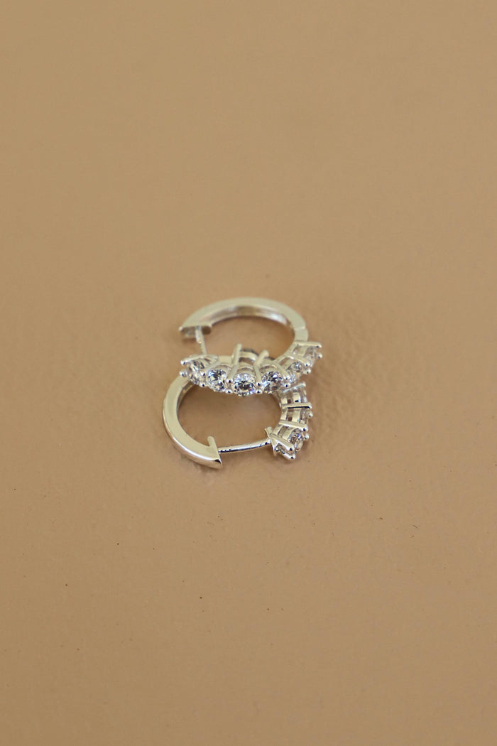 E1725S Silver Élan Hoops