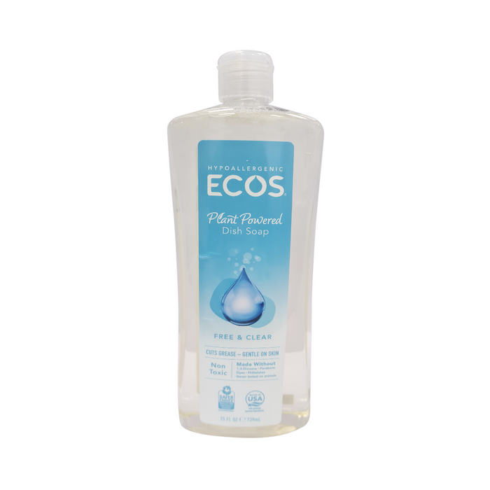 Earth Friendly Ecos Dishmate Free & Clear 739ml
