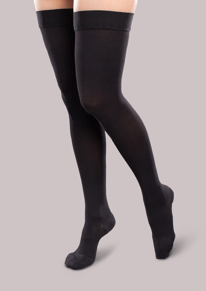 EASE Opaque Moderate Support Women's Thigh High 20-30mmHg - Compression Level: Firm 20-30 MmHg - Unisex - Leg