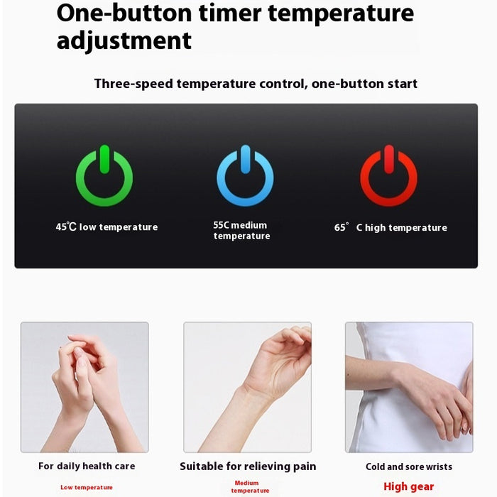 Electric Heating Hand Strap Hot Compress Physiotherapy Wrist Protector 🇨🇳