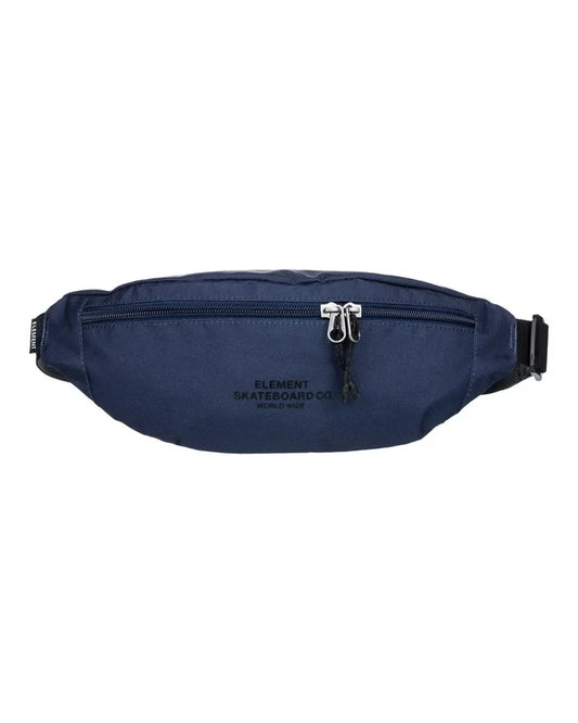 Navy blue waist bag with 'Element Skateboards' logo on a white background