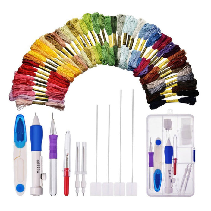 Embroidery Tools Poke Embroidery Set Embroidery Thread Set 🇨🇳