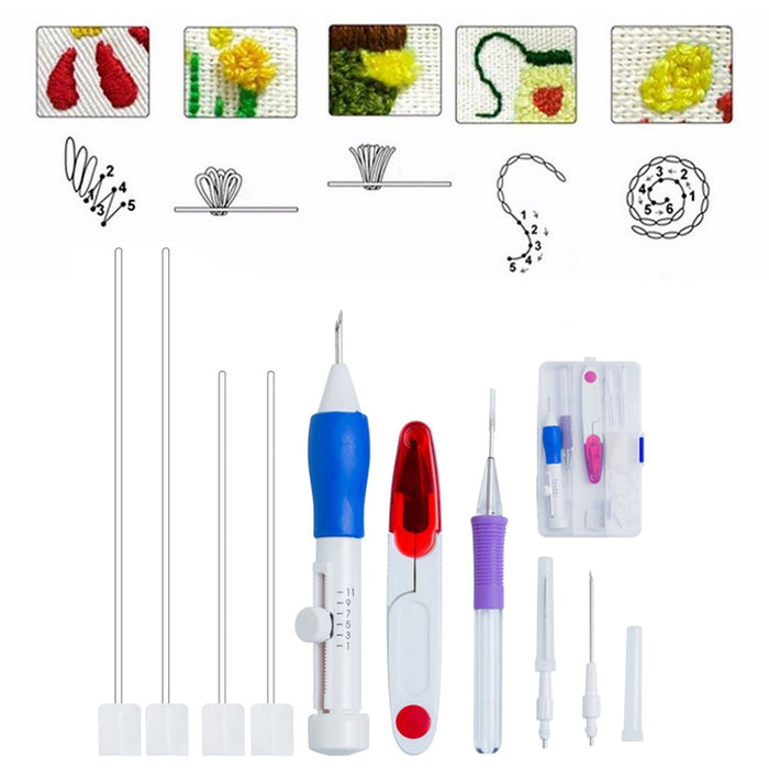 Embroidery Tools Poke Embroidery Set Embroidery Thread Set 🇨🇳