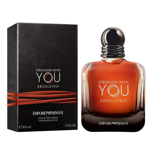 Emporio Armani Stronger With You Absolutely Parfum for Men 3.4 oz (100 ml) New Sealed