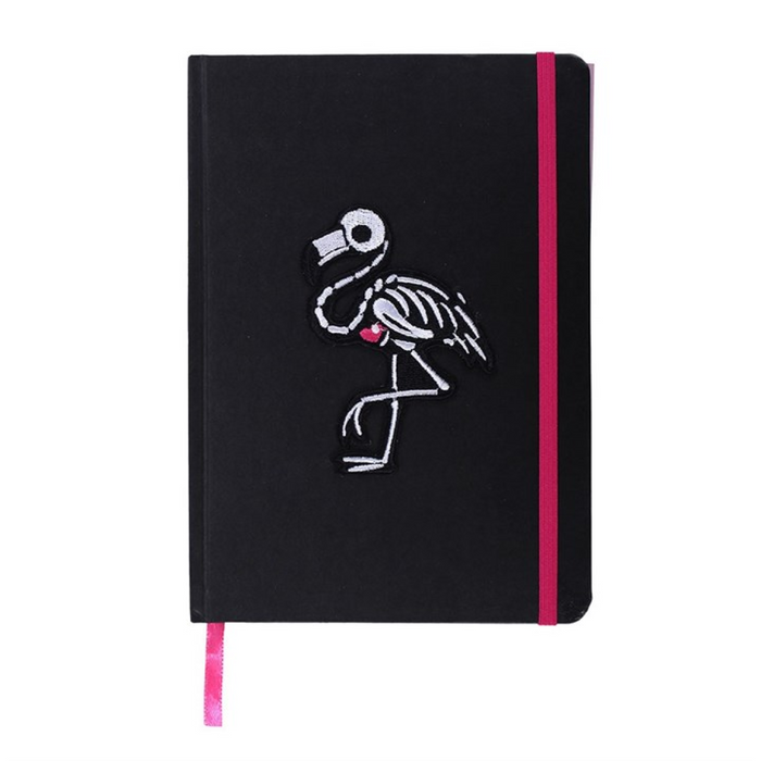 Flamin-goth A5 Notebook with Patch and Sticker Sheet 🇬🇧