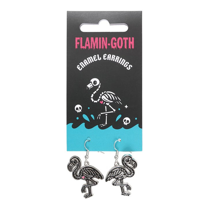 Flamin-goth Enamel Dangle Earrings 🇬🇧