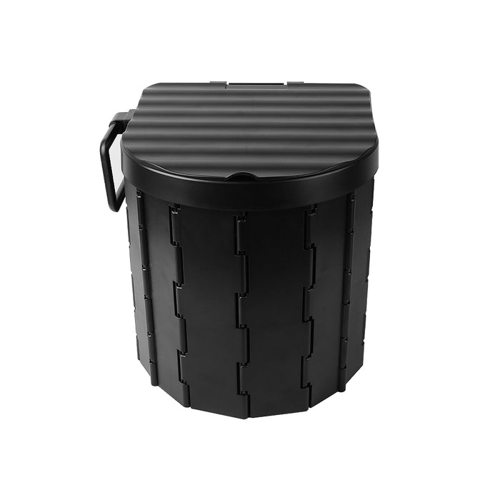 Folding Toilet Car Outdoor Travel Potty Portable for Camping Hiking Beach with 12 Garbage Bags 🇬🇧