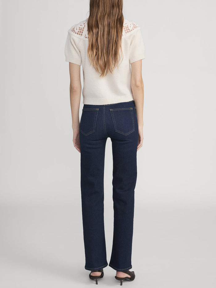 Frame Le Sleek Straight Jean in Fairway